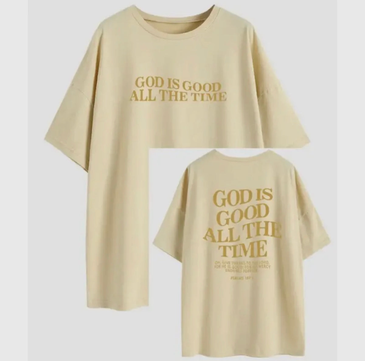 Yellow God is Good Tee